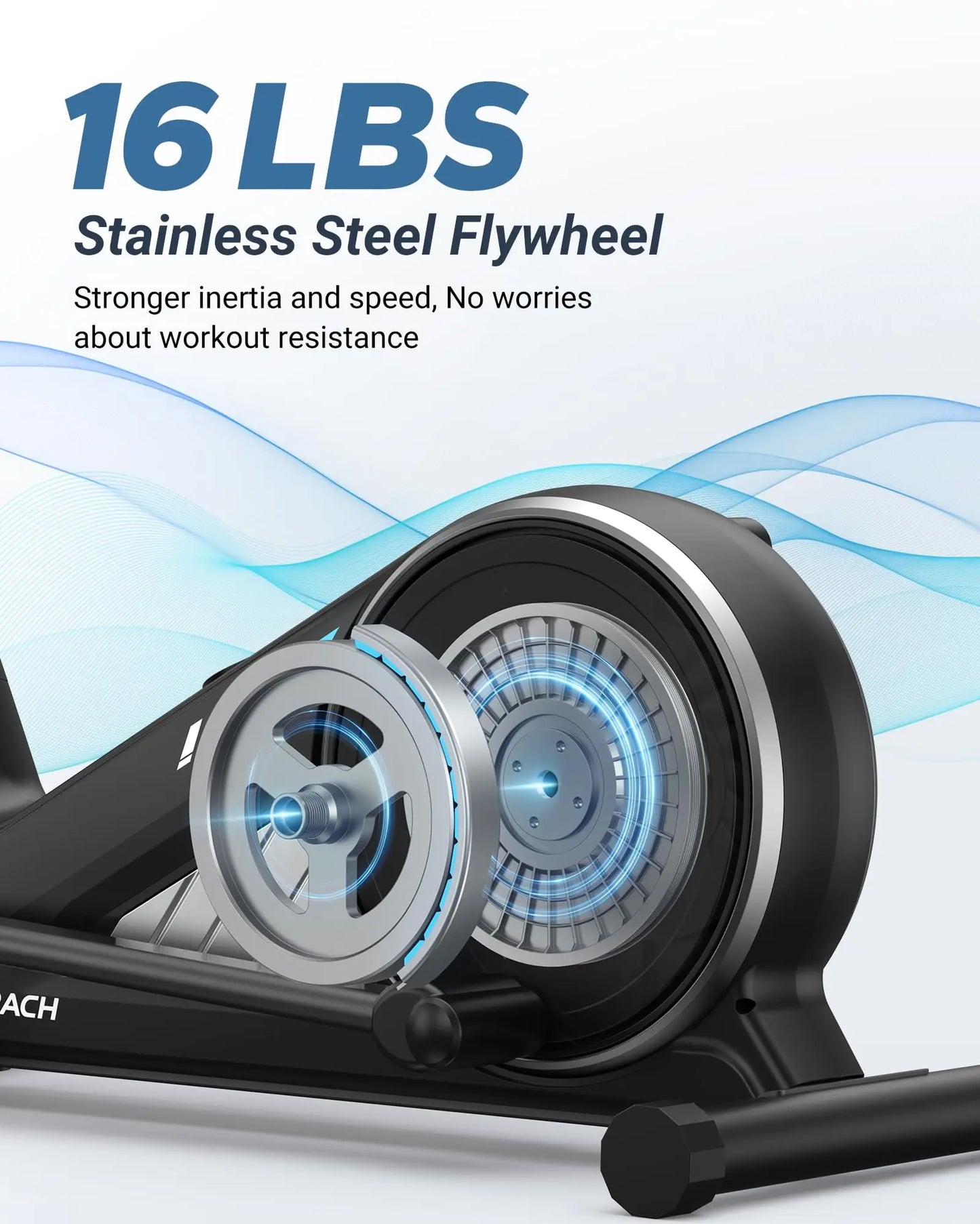 MERACH Elliptical Machine Home Hyper-Quiet Magnetic Resistance