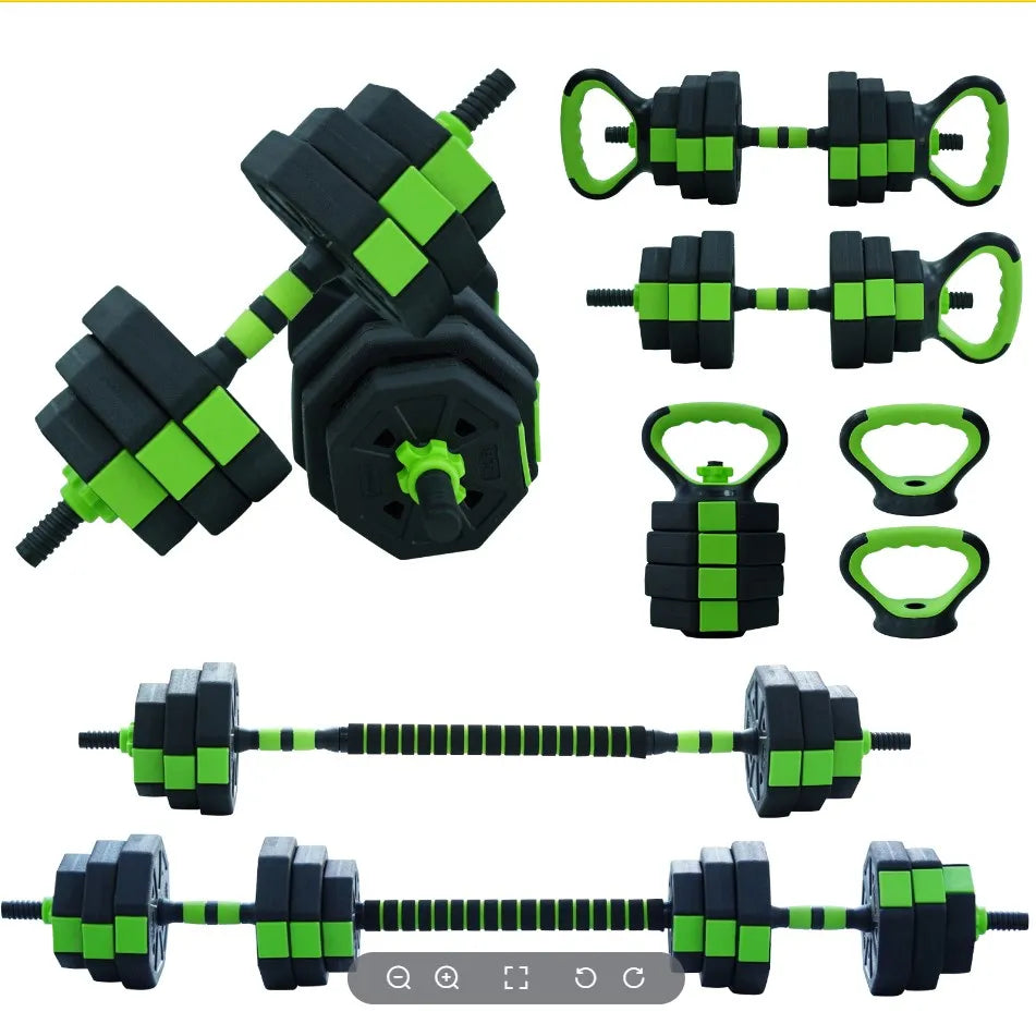 66lbs/88lbs Weight 4 in 1 Adjustable Kettlebell Set for Home Gym