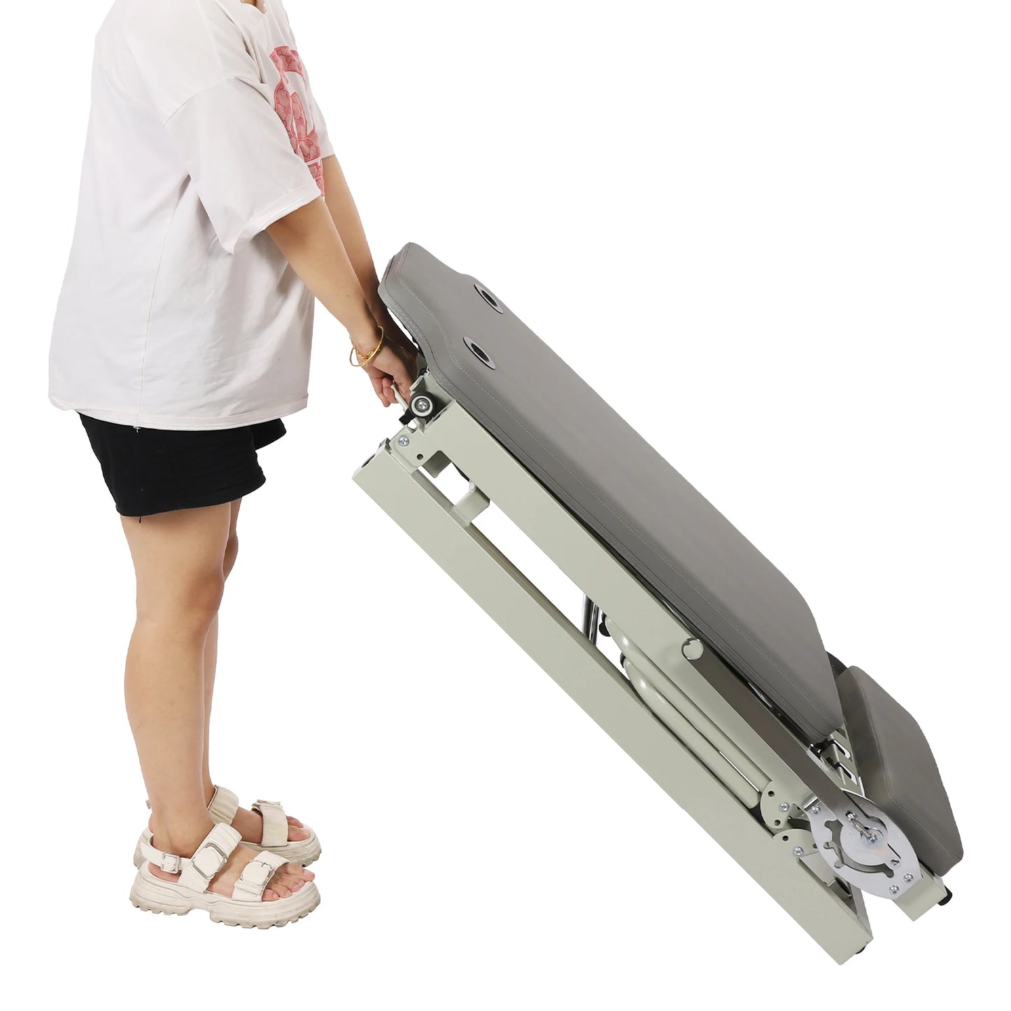 Foldable Pilates Reformer Machine for Yoga Fitness