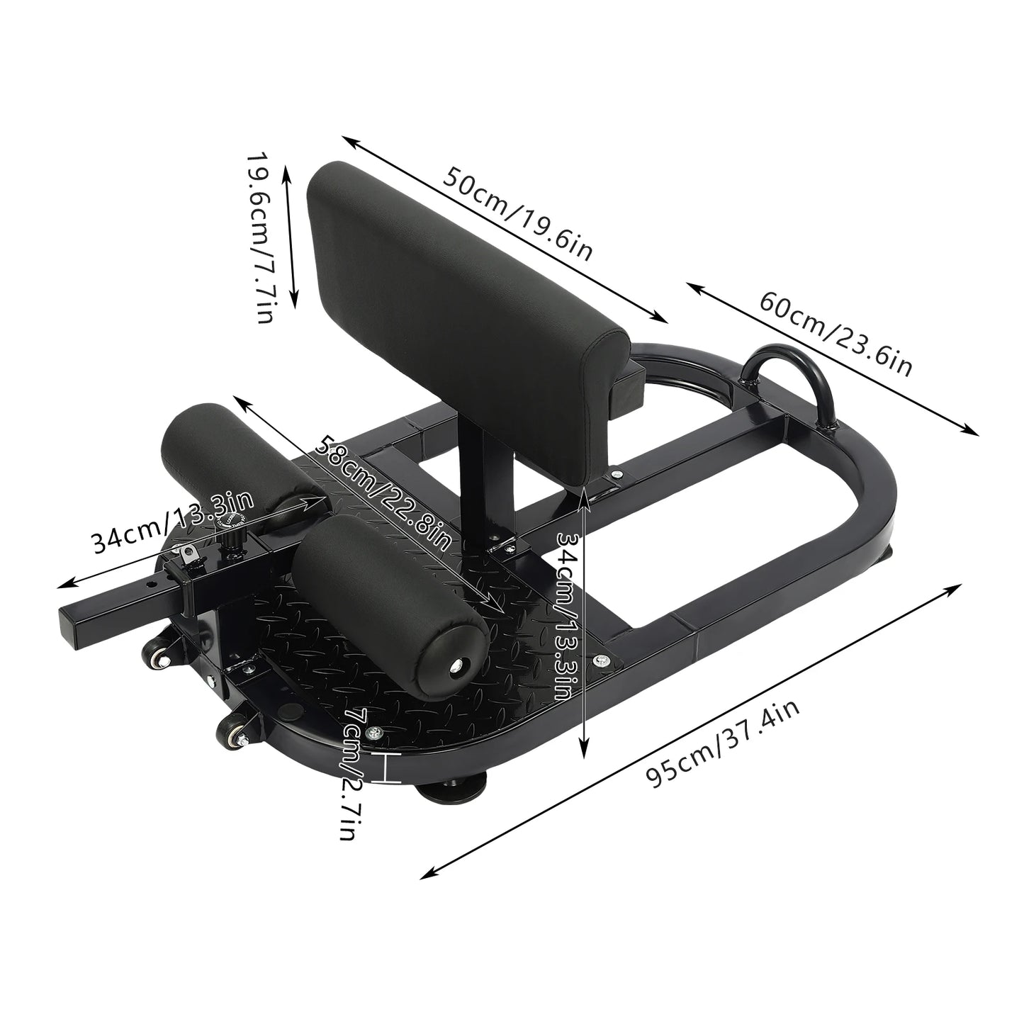 Multi-Function Deep Squat Bench Home Gym Fitness Equipment