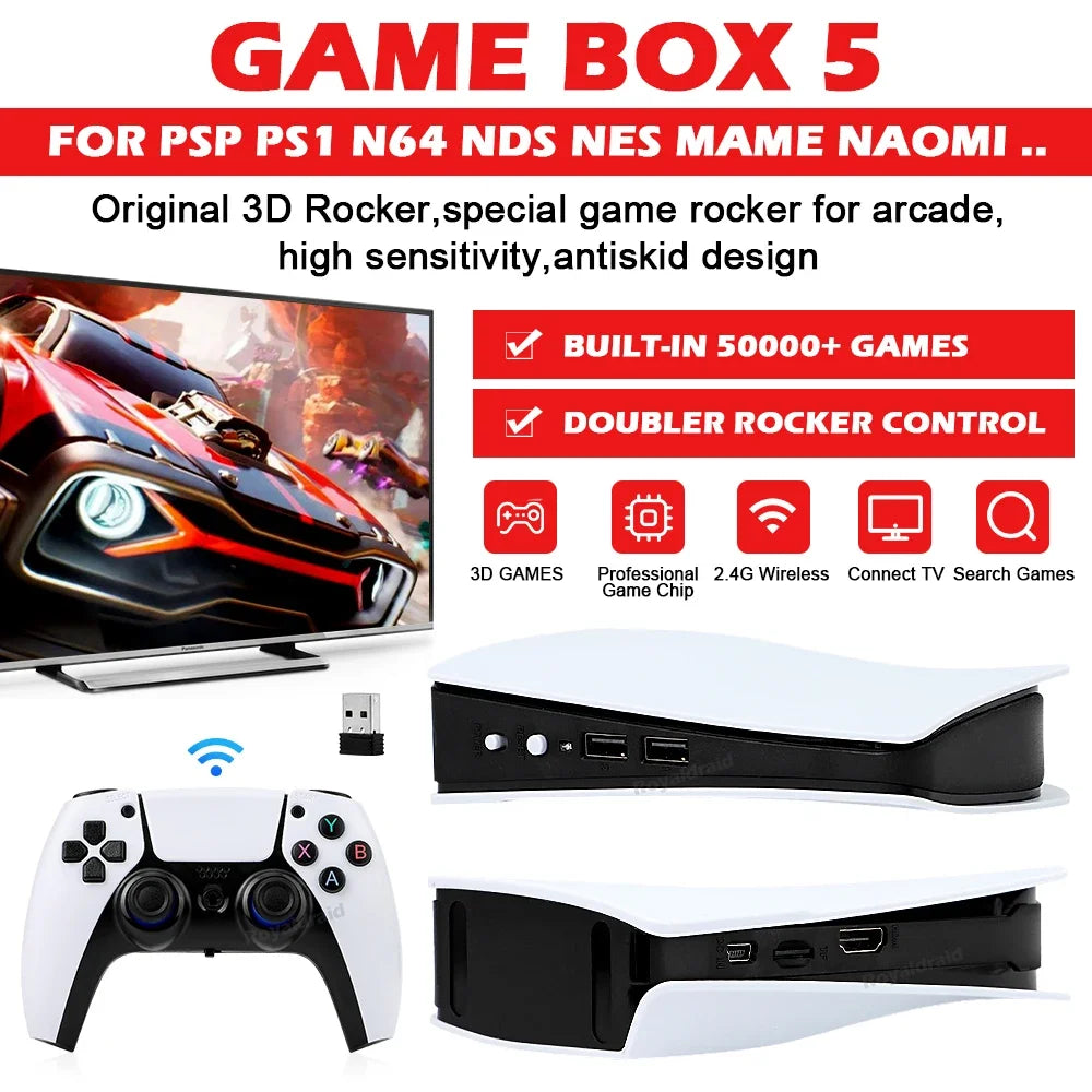 GB5 Video Game Console 256GB/128GB/64G with 50000 Retro Games