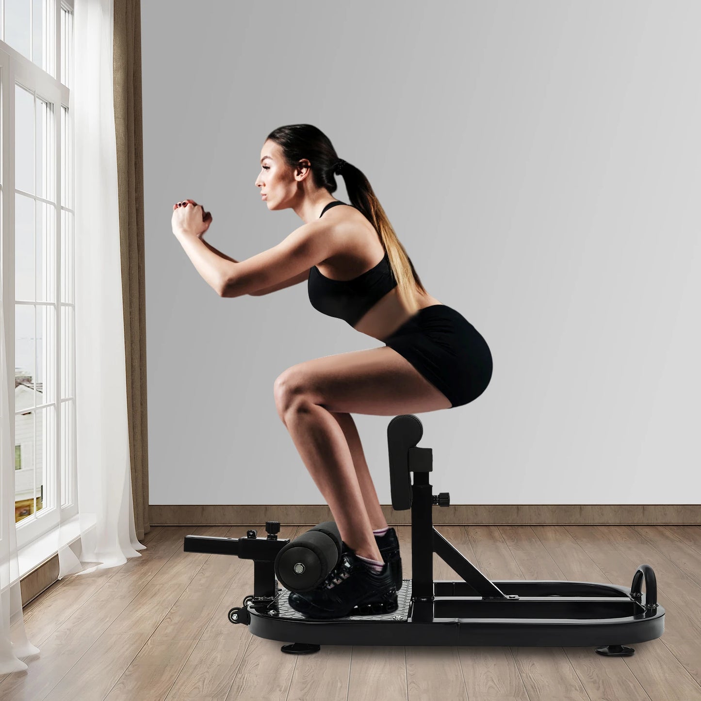 Multi-Function Deep Squat Bench Home Gym Fitness Equipment