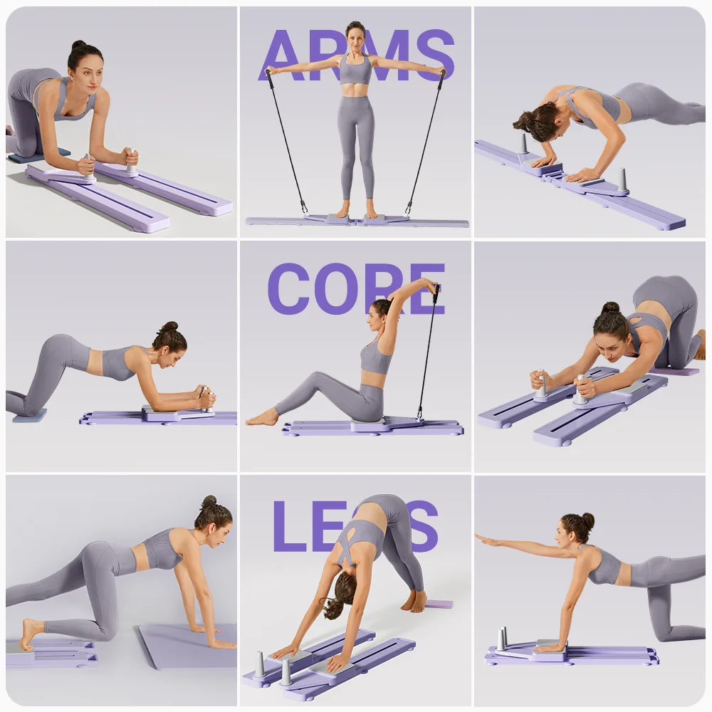 2-in-1 Abs & Ski Board - Portable Core Trainer