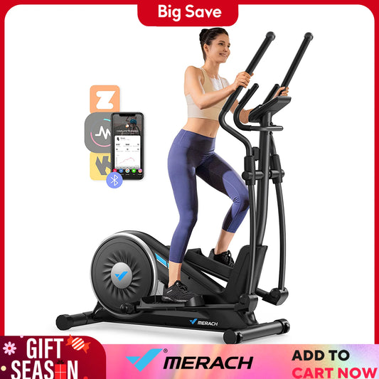 MERACH Elliptical Machine Home Hyper-Quiet Magnetic Resistance