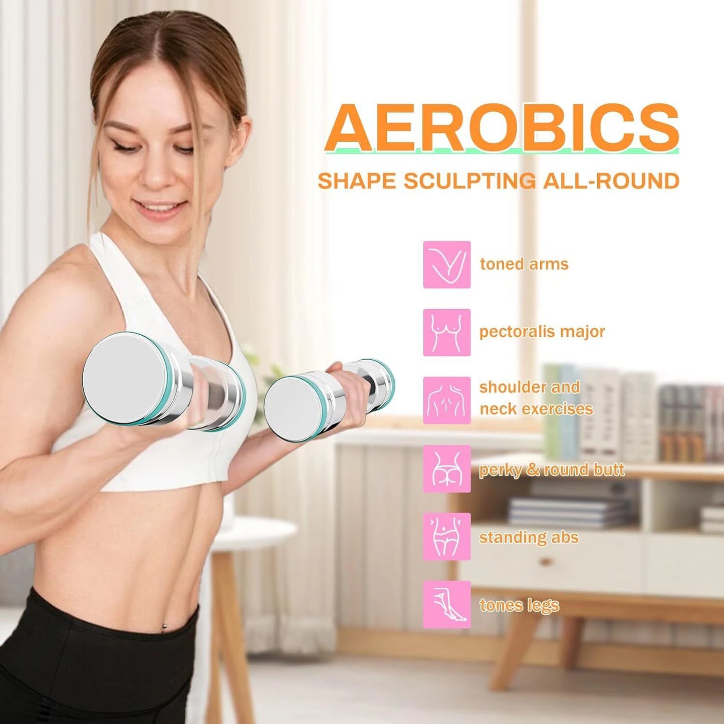 Adjustable Steel Dumbbells with Foam Handles for Home Gym