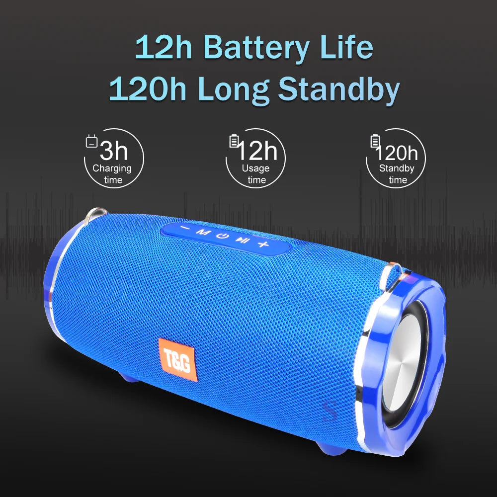 High Power Wireless Portable TG187 Waterproof Bluetooth Speaker