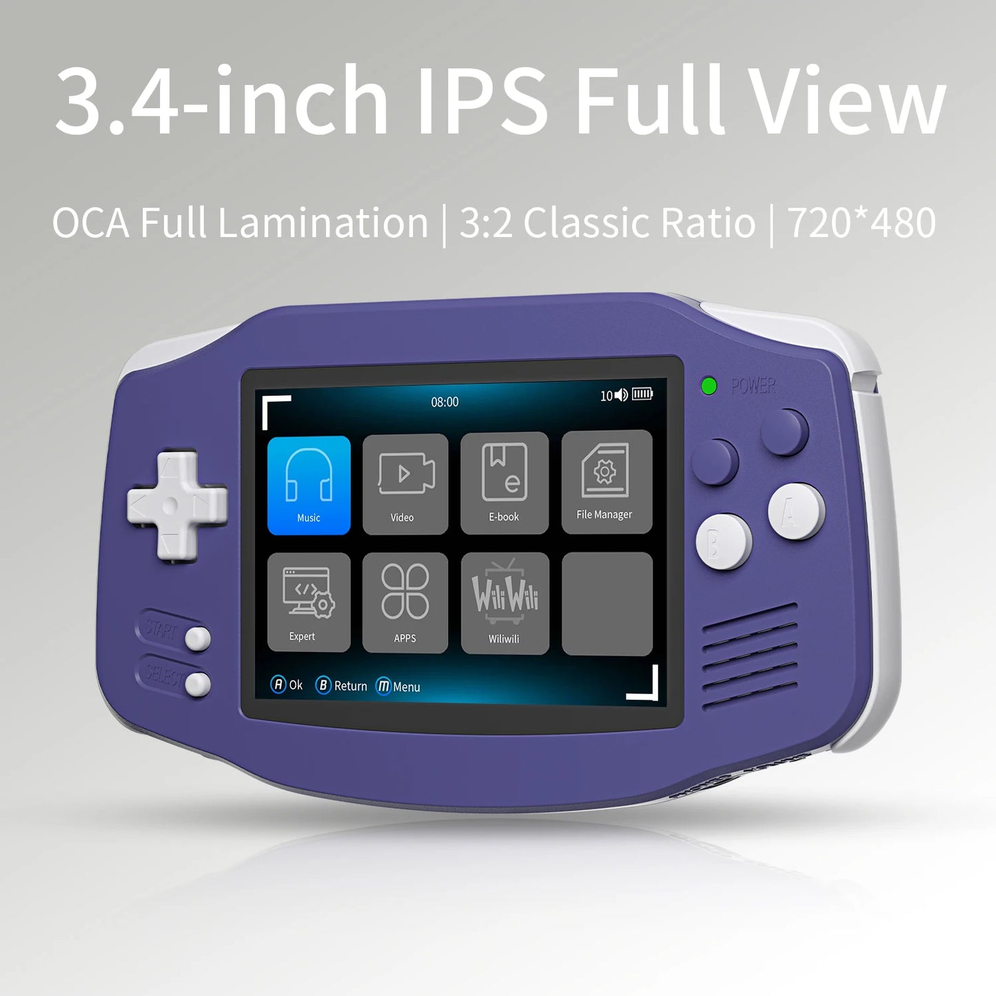 ANBERNIC RG34XX Retro Handheld Game Console with IPS Screen