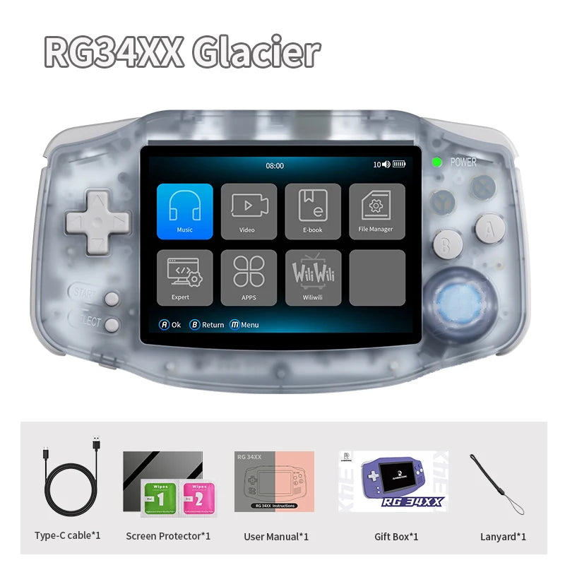 ANBERNIC RG34XX Retro Handheld Game Console with IPS Screen