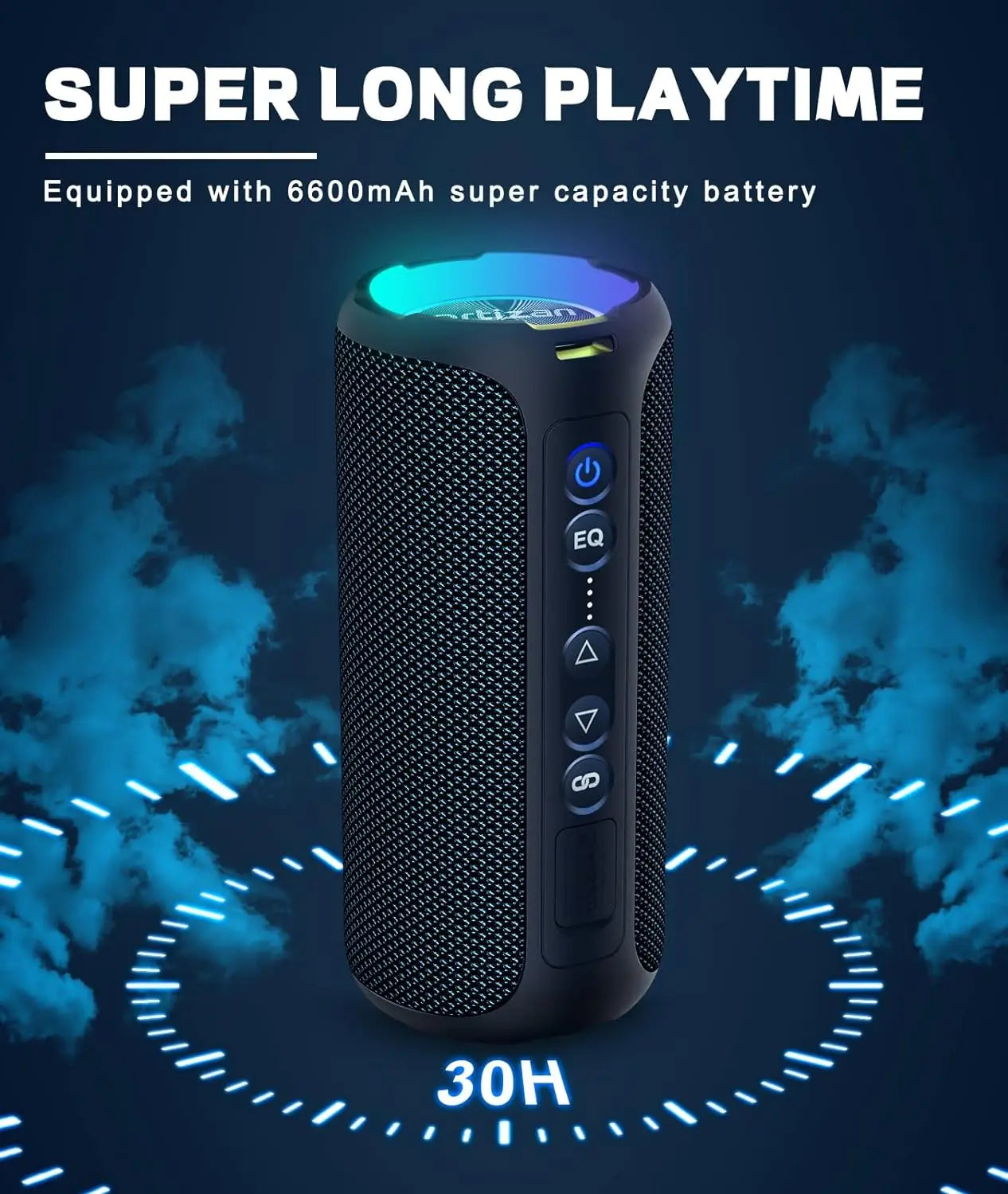 Ortizan 40W Bluetooth Speakers with Enhanced Bass