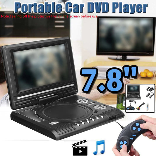 7.8 Inch DVD Player 16:9 Widescreen with Game Support