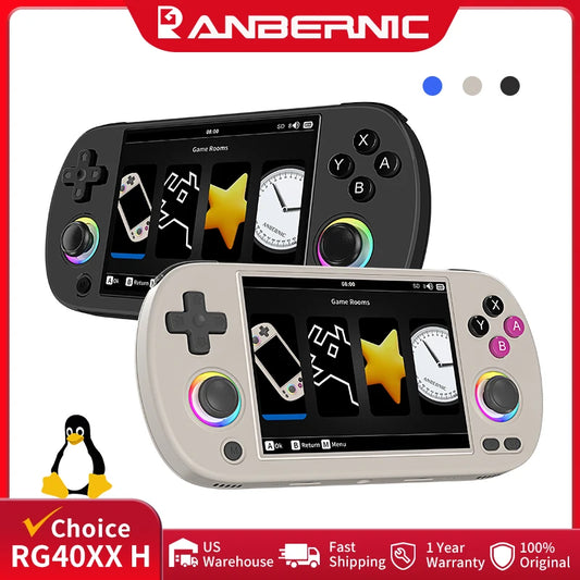 Anbernic RG40XX H Handheld Game Console with RGB Light