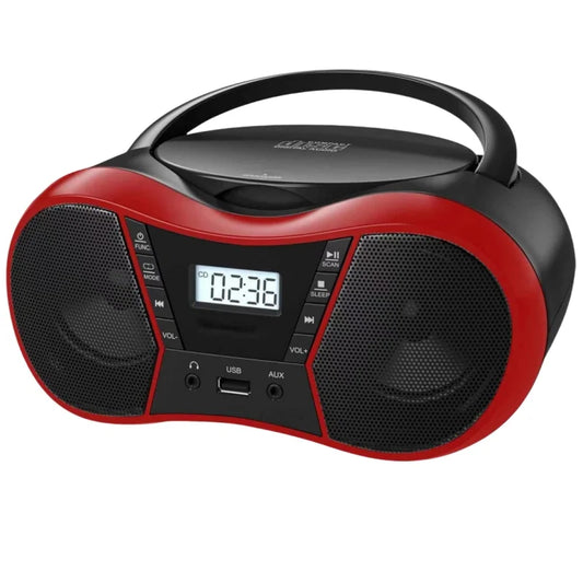 Portable CD Player with Bluetooth, FM Radio and Speakers