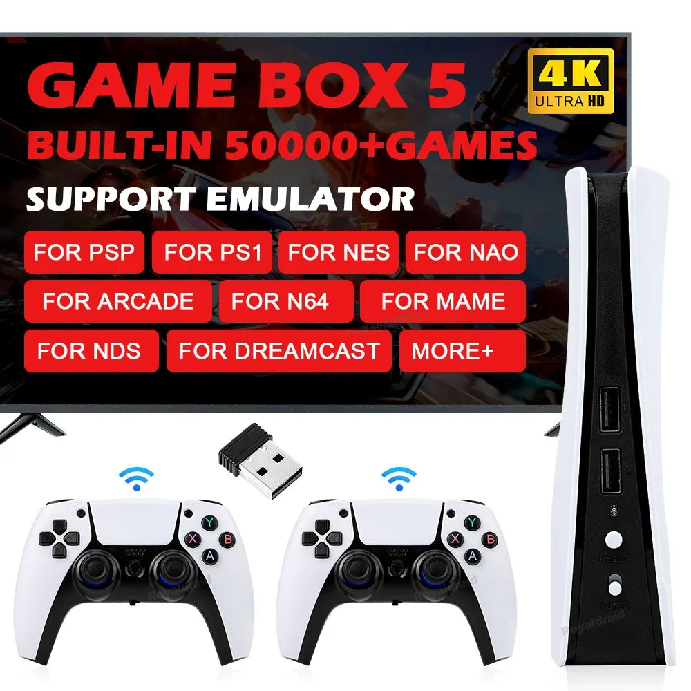 GB5 Video Game Console 256GB/128GB/64G with 50000 Retro Games