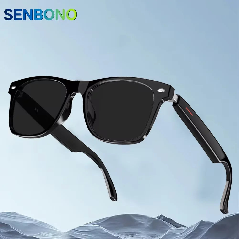 SENBONO Smart Glasses with Open Ear Music Sound