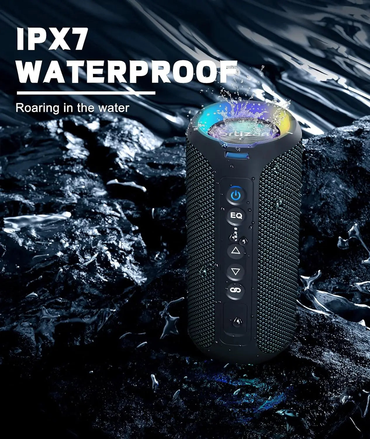 Ortizan 40W Bluetooth Speakers with Enhanced Bass