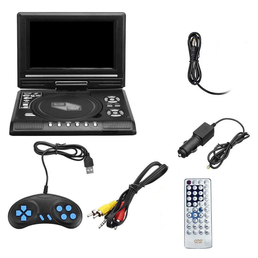 7.8 Inch DVD Player 16:9 Widescreen with Game Support