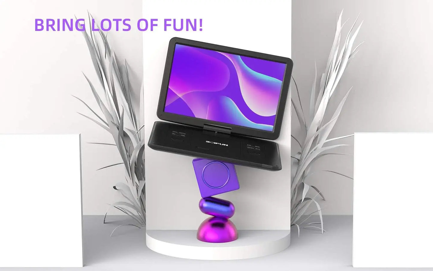 17.5" Portable DVD Player with 15.6" HD Screen