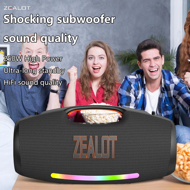 Zealot S89 Waterproof Bluetooth Speaker with Subwoofer