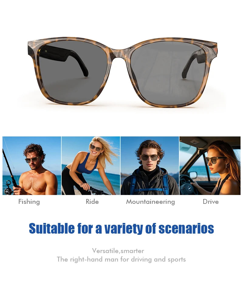 Wireless Smart Audio Glasses For Outdoor Sports