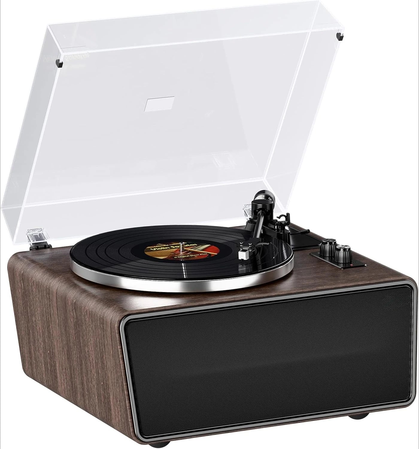 All-in-One Vinyl Record Player with Bluetooth & Speakers