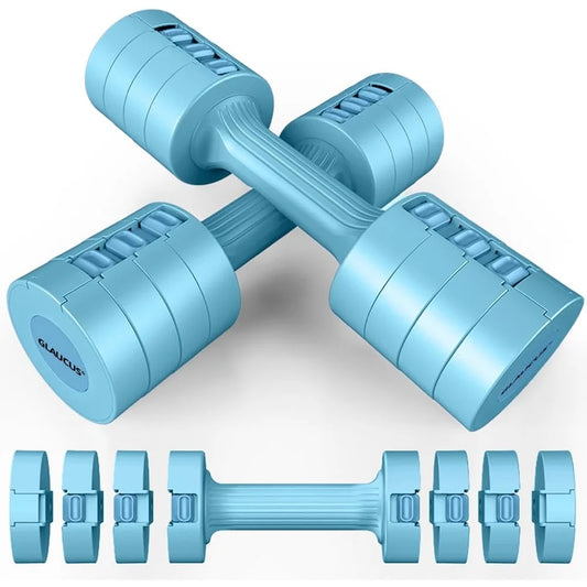 Adjustable Weight Dumbbells Set for Home Workouts