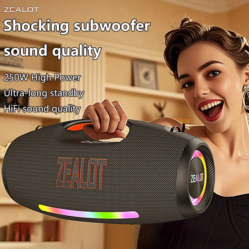 Zealot S89 Waterproof Bluetooth Speaker with Subwoofer
