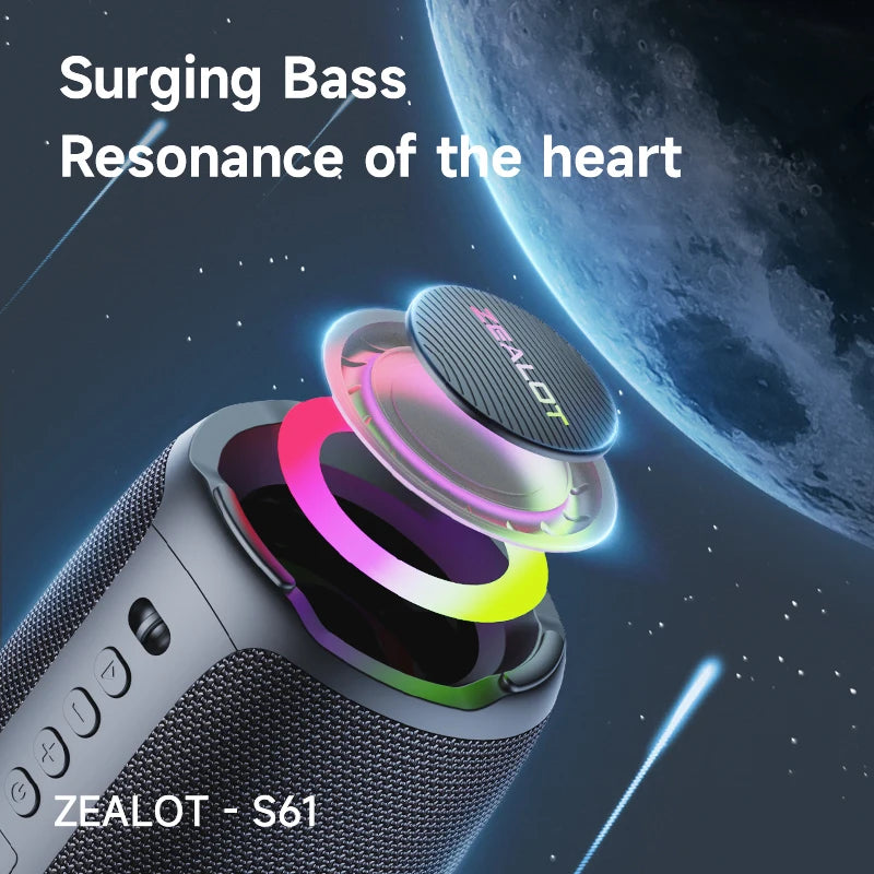 Zealot S61 Waterproof Bluetooth Speaker for Outdoor Fun