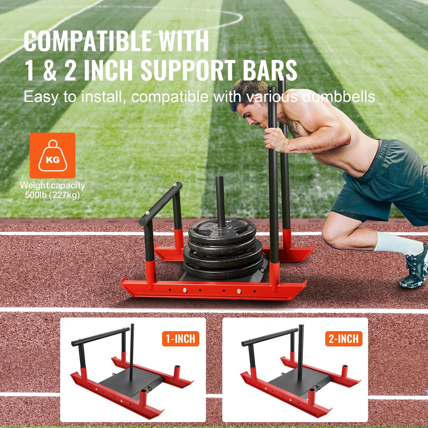 VEVOR Power Sled for Weight Training and Fitness