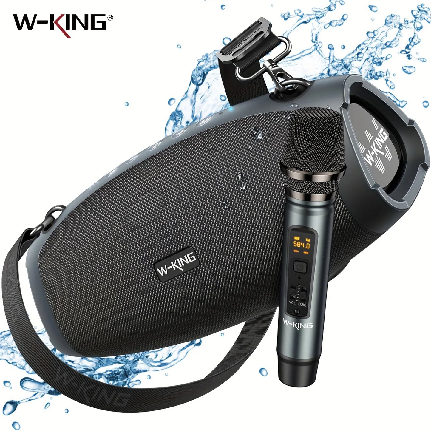 W-KING 70W Portable Bluetooth Speaker with Microphone