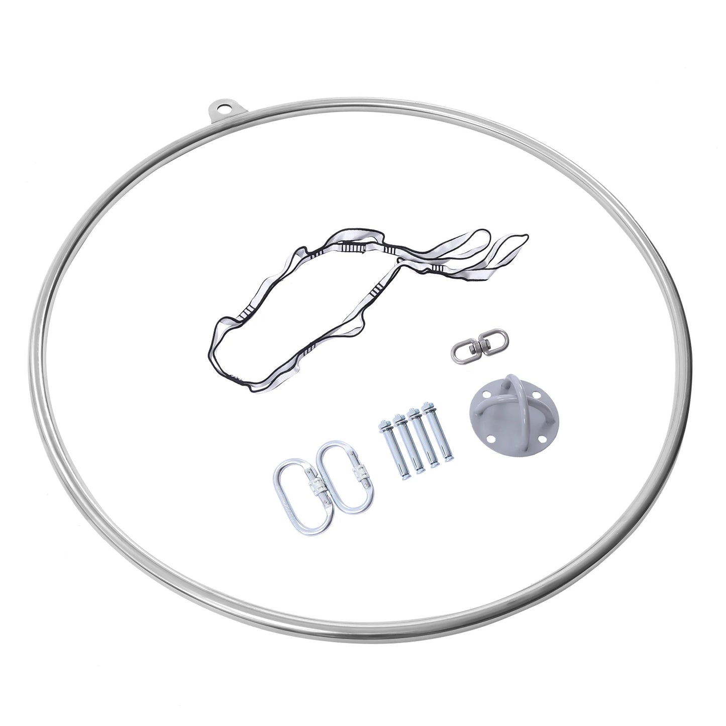90cm Aerial Lyra Hoop Gymnastic Equipment Lifting Ring