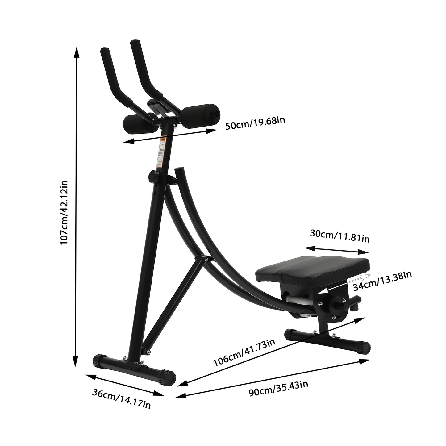 Core Workout Machine with LED Display for Home Use