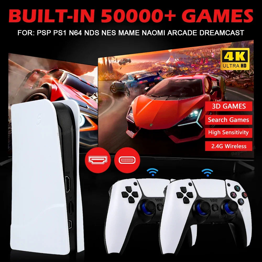 GB5 Video Game Console 256GB/128GB/64G with 50000 Retro Games