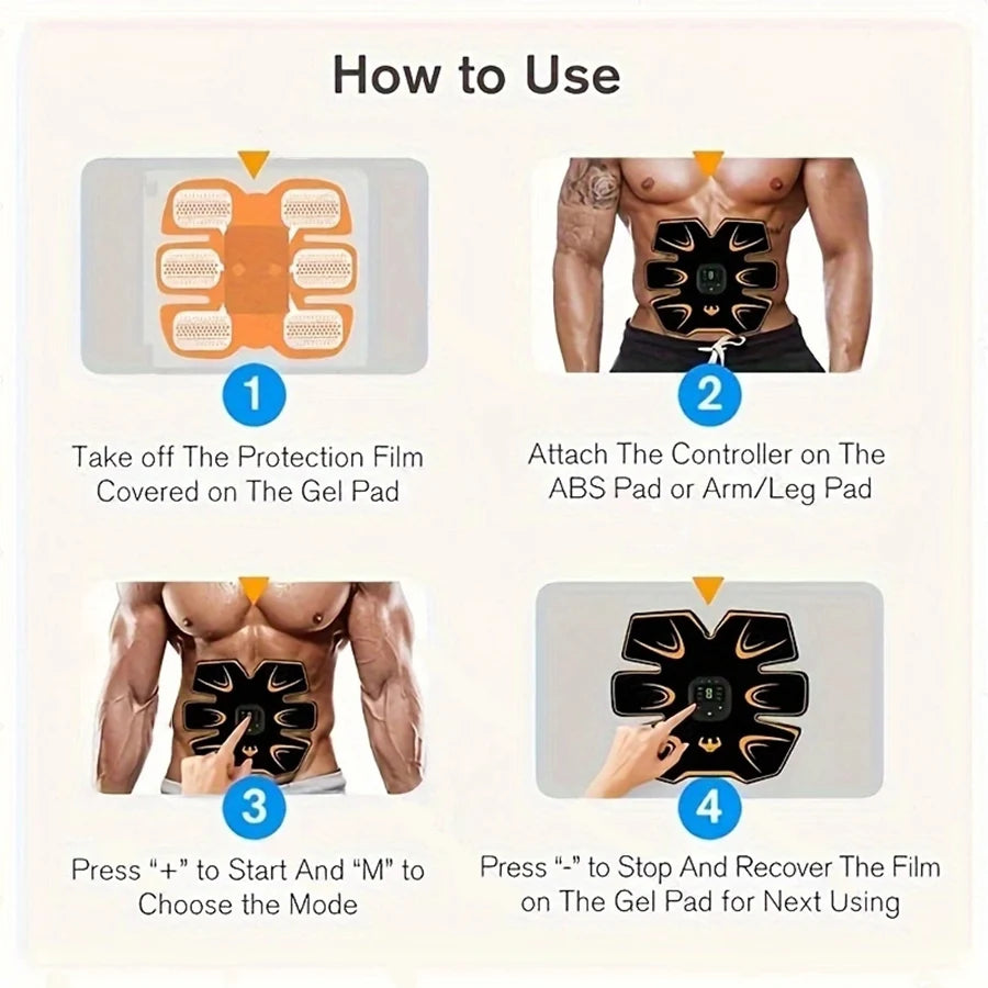 Abs Stimulator for Abdomen Arm Leg Workout Equipment