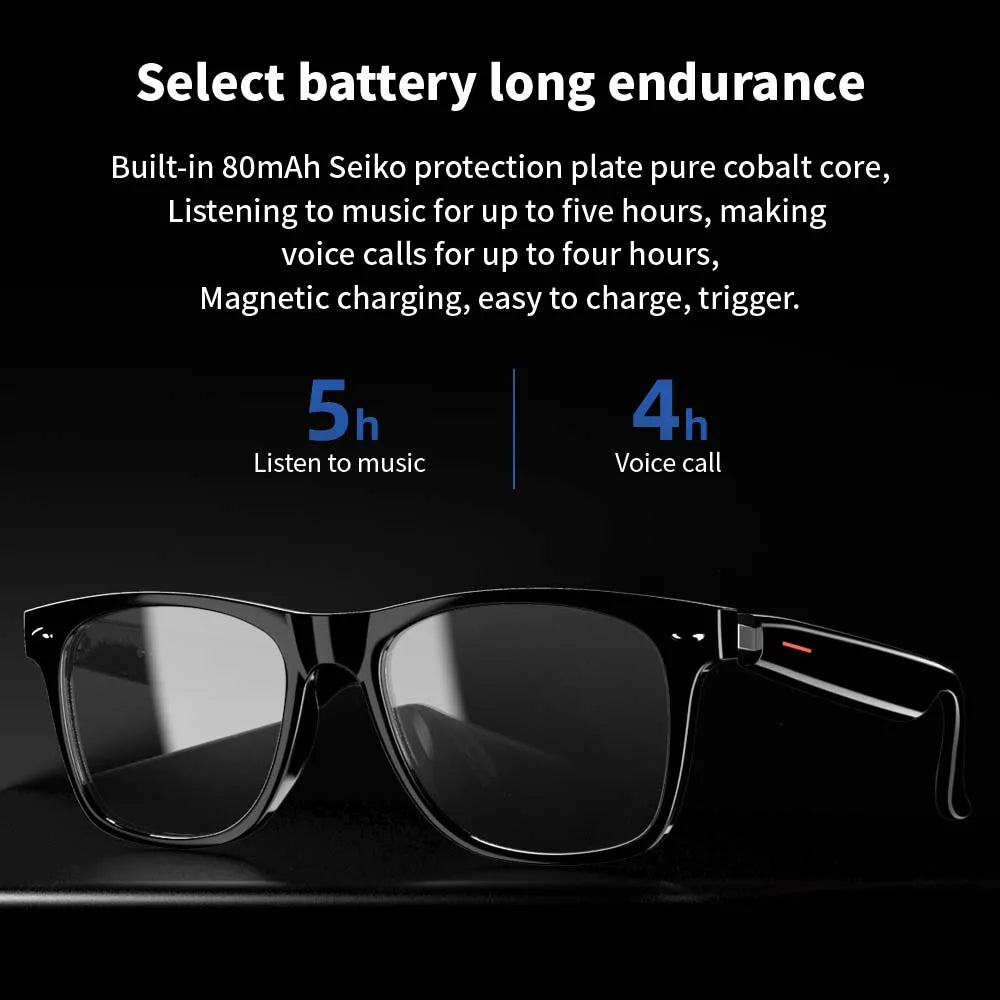 SENBONO Smart Glasses with Open Ear Music Sound