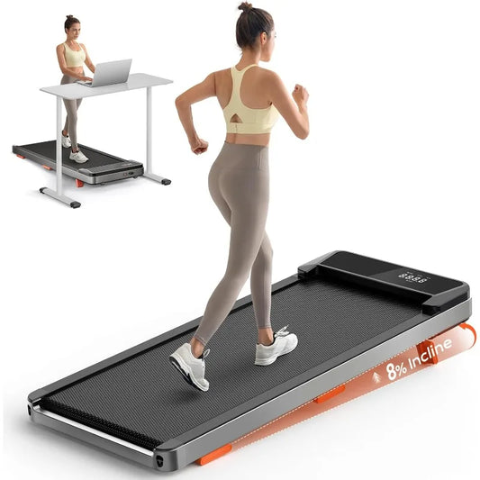 Walking Pad Treadmill with Incline for Home Office