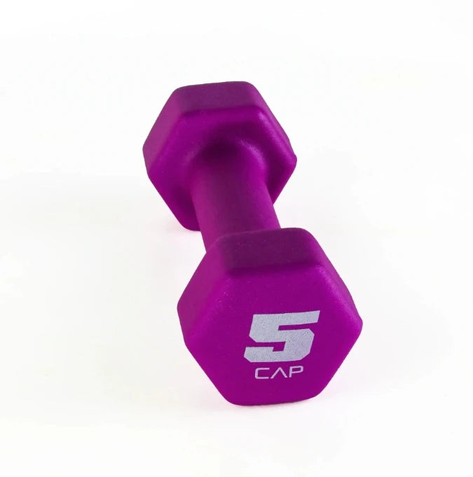 2/3/5/8/10/12/15 lb Rubber Dumbbells for Convenient Workouts
