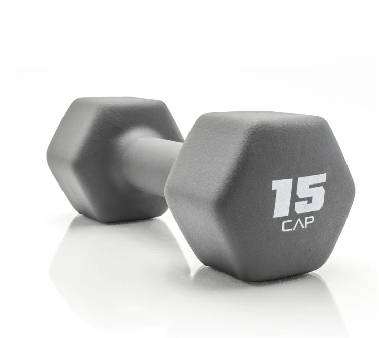 2/3/5/8/10/12/15 lb Rubber Dumbbells for Convenient Workouts