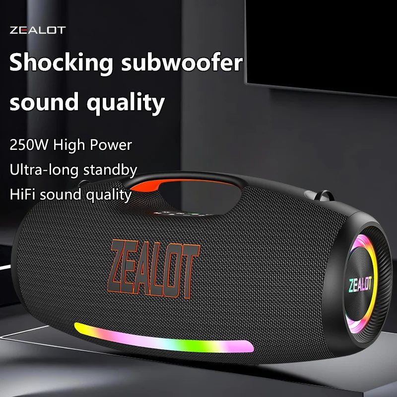 Zealot S89 Waterproof Bluetooth Speaker with Subwoofer