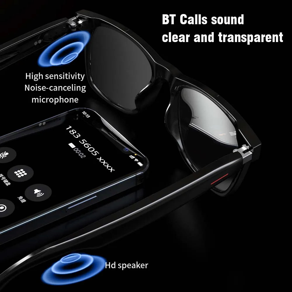 SENBONO Smart Glasses with Open Ear Music Sound