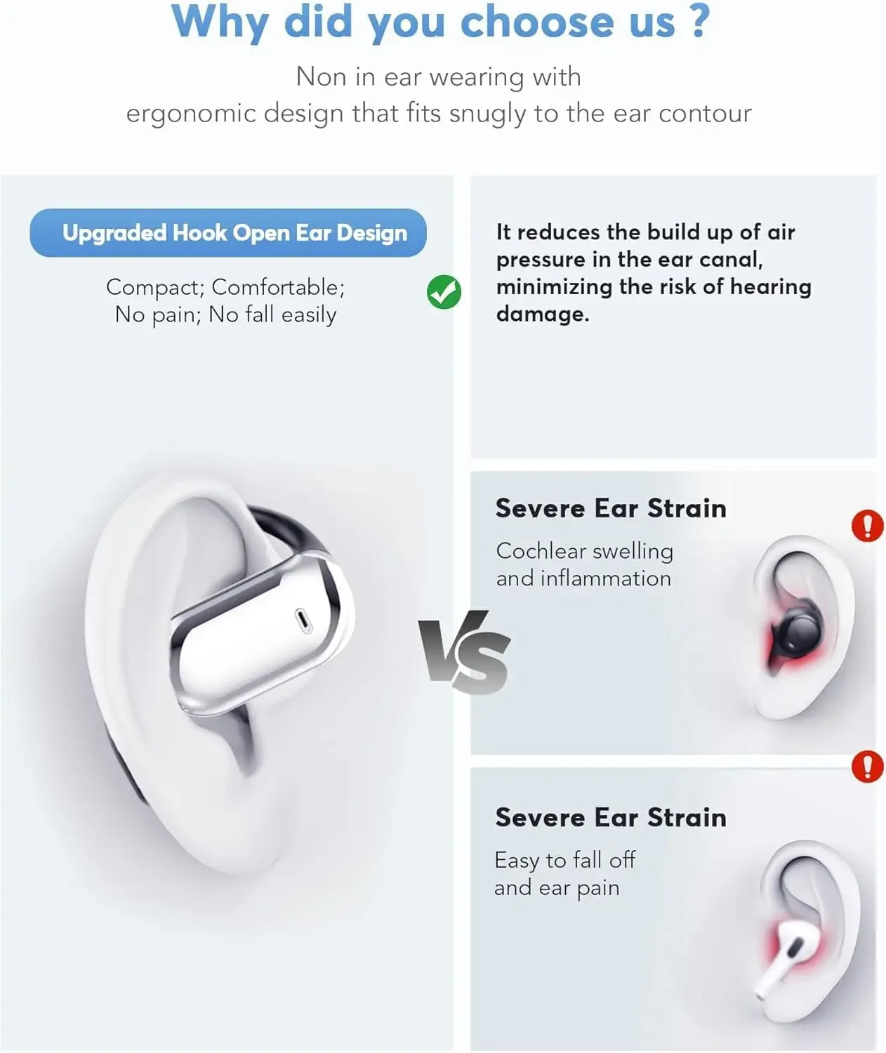 UYUXIO AI Language Translation Headphones with Noise Cancellation