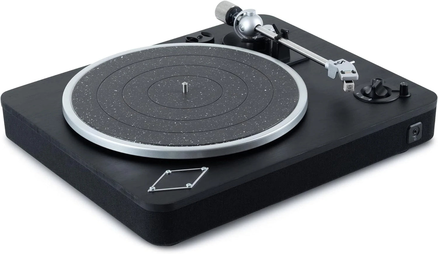 Vinyl Record Player with Built-in Pre-Amp and Headphone Jack