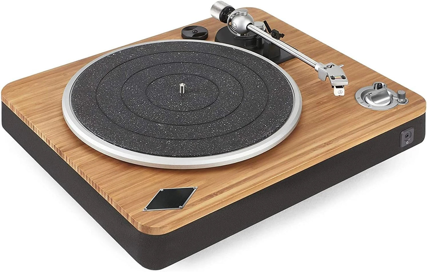 Vinyl Record Player with Built-in Pre-Amp and Headphone Jack
