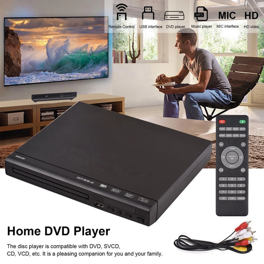 CD Player DVD-225 Digital Multimedia Player with Remote