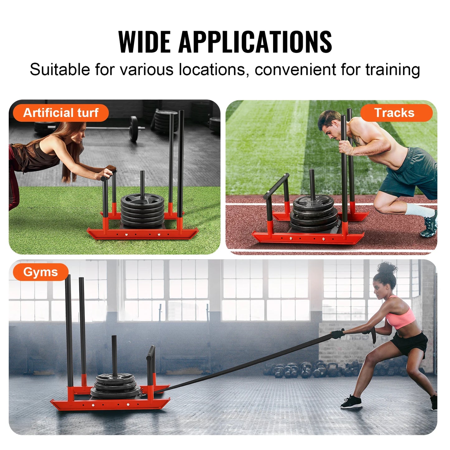 VEVOR Power Sled for Weight Training and Fitness