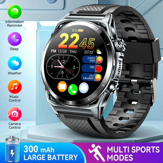 EIGIIS KE6 Smart Watch with AMOLED Display and Health Monitor
