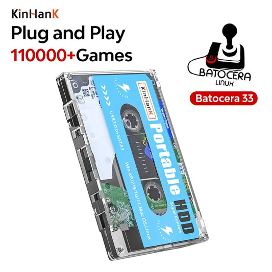 KINHANK Super Console 500G with 100000 Games