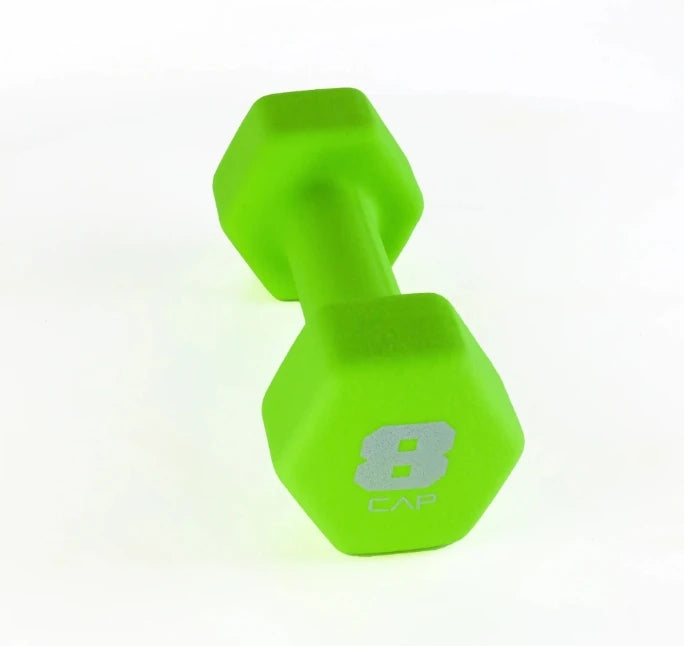 2/3/5/8/10/12/15 lb Rubber Dumbbells for Convenient Workouts