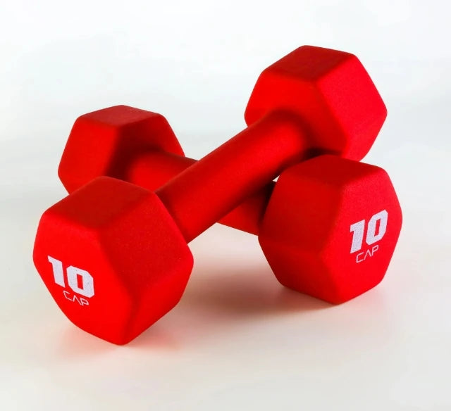2/3/5/8/10/12/15 lb Rubber Dumbbells for Convenient Workouts