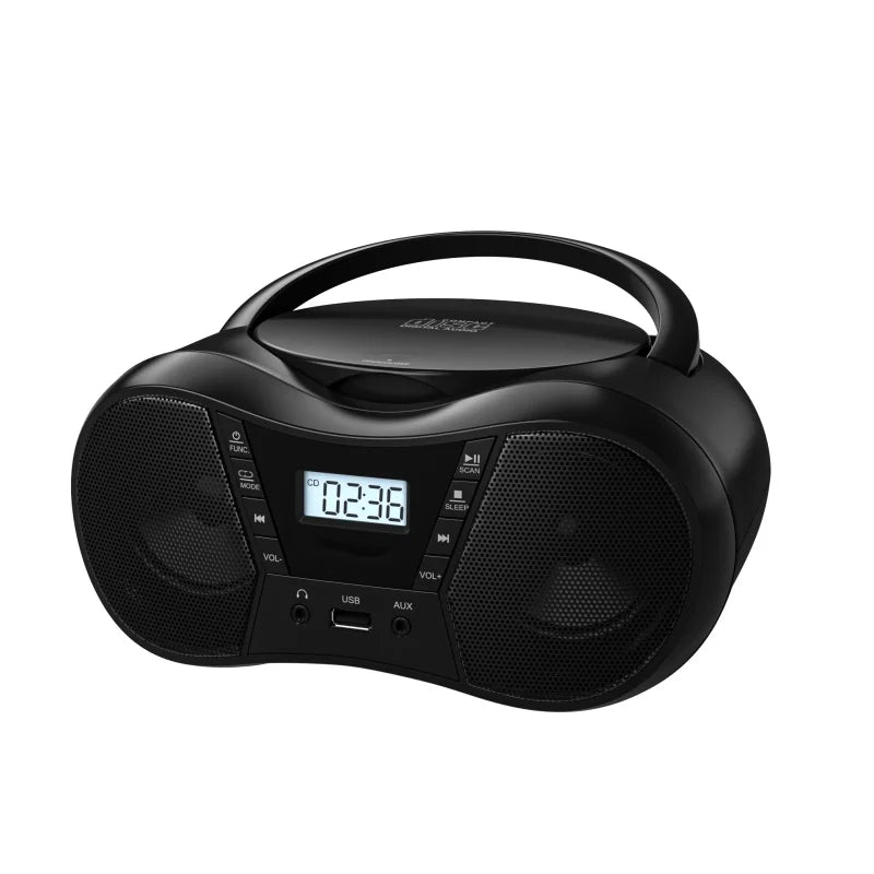 Portable CD Player with Bluetooth, FM Radio and Speakers